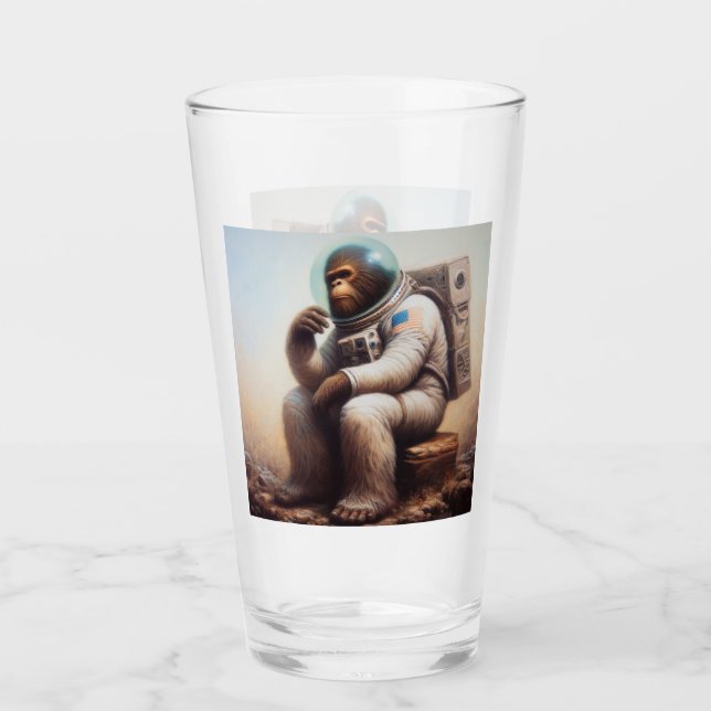Bigfoot Astronaut Glas (Vorderseite)