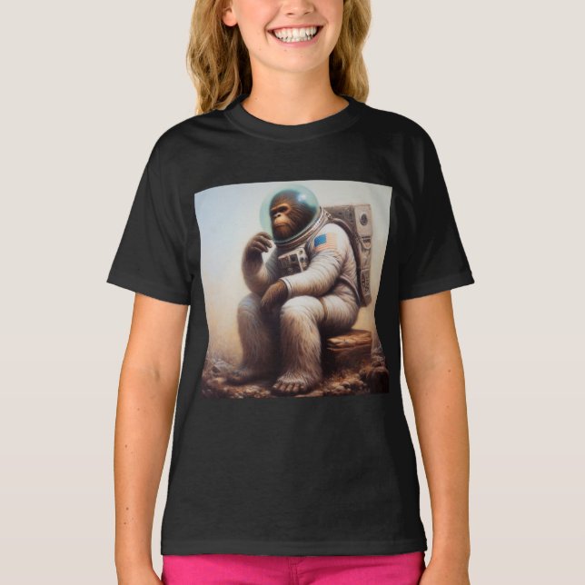 Bigfoot Astronaut T-Shirt (Vorderseite)