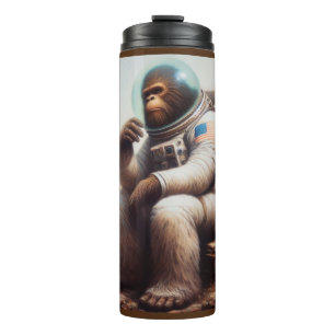 Bigfoot Astronaut Thermosbecher
