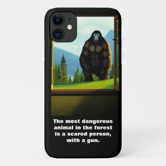 Bigfoot Außenbereich Case-Mate iPhone Hülle (Rückseite)