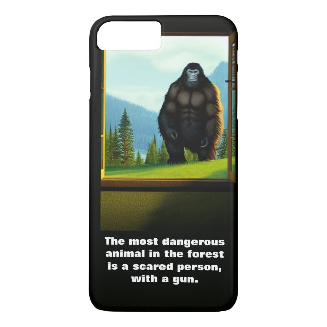 Bigfoot Außenbereich Case-Mate iPhone Hülle (Rückseite)