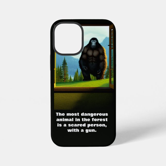 Bigfoot Außenbereich iPhone 12 Mini Hülle (Rückseite)