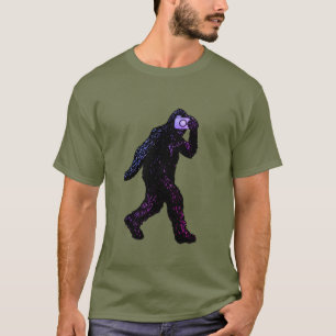 Bigfoot avec Appareil Photo - T-Shirt Drôle de Sel