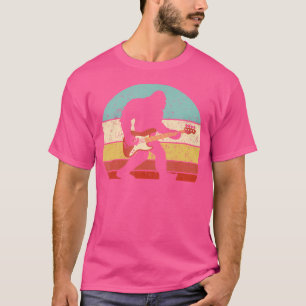 Bigfoot Bass Player Guitar Sasquatch Bassist Musik T-Shirt