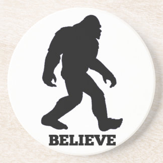 Bigfoot BELIEVE Sasquatch Getränkeuntersetzer