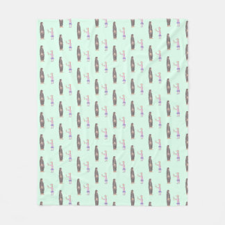 Bigfoot Believes in You Baby Blanket (Medium) Fleecedecke