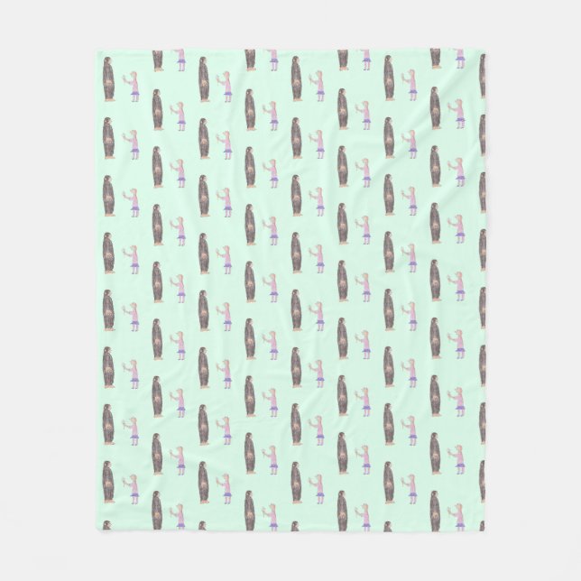 Bigfoot Believes in You Baby Blanket (Medium) Fleecedecke (Vorderseite)
