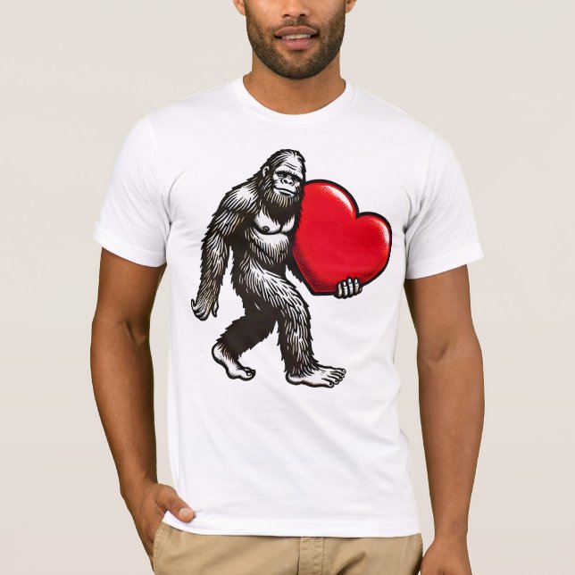Bigfoot Big Heart T-Shirt (Vorderseite)