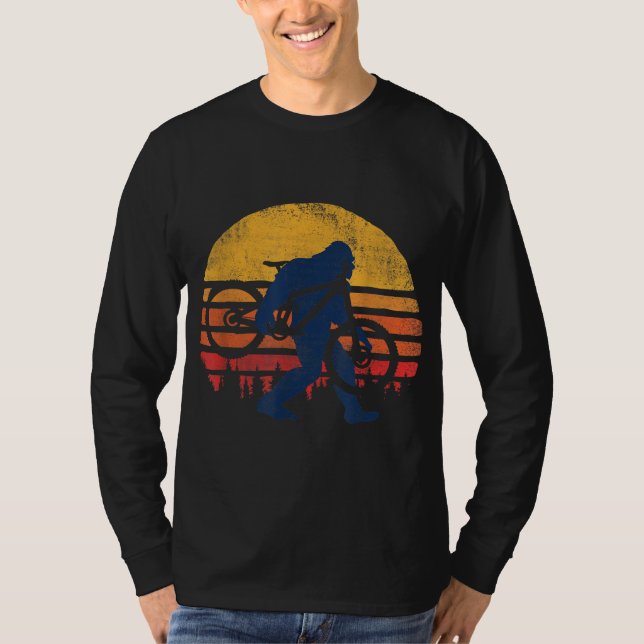 Bigfoot Bike - Funny MTB Grafik T-Shirt (Vorderseite)
