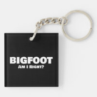 Bigfoot Bin I Right Schlüsselanhänger