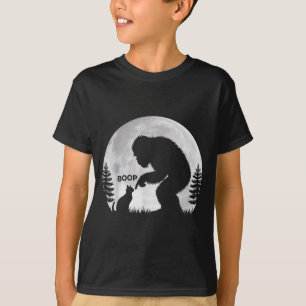 Bigfoot Boop Katze Retro Lustig Sasquatch Meme Kat T-Shirt