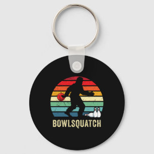 Bigfoot-Bowling-Geschenk Sasquatch-Geschenke Bowle Schlüsselanhänger