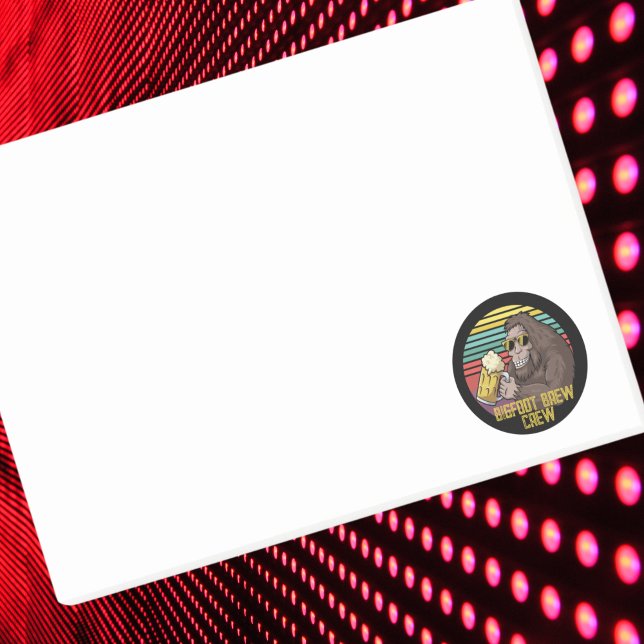 Bigfoot Brew Crew Post-It Notes (Créateur téléchargé)