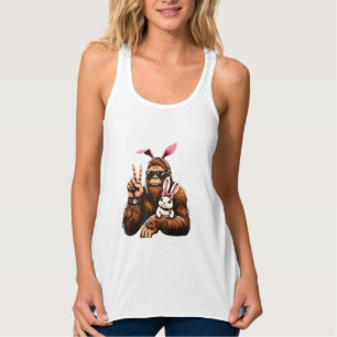 Bigfoot Bunny Lustiges Ostertags-Sasquatch-T-Shirt Tank Top