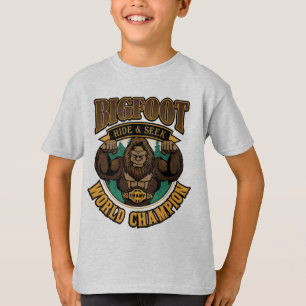 Bigfoot Caché & Chercher T-shirt Champion Boys
