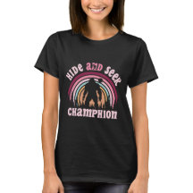 Bigfoot Caché Et Chercher Champion Drôle T-Shirt