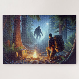 Bigfoot Campfire Begegnung, Bigfoot im Schatten