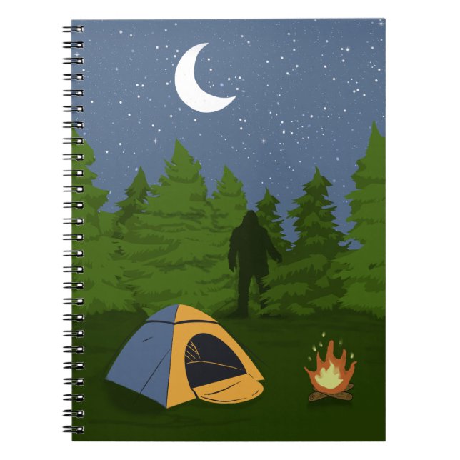 BigFoot Camping  Notizblock (Vorderseite)