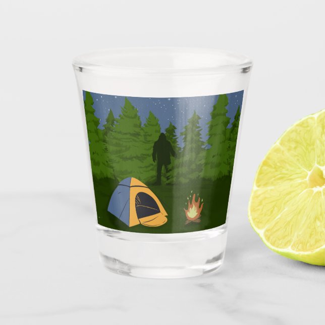 BigFoot Camping  Schnapsglas (Vorderseite)
