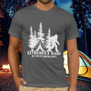 BigFoot Camping Wald Extrem Selten Lustig Maßgesch T-Shirt