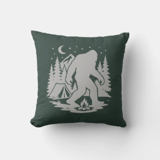 Bigfoot-Camping-Wurfkissen Kissen