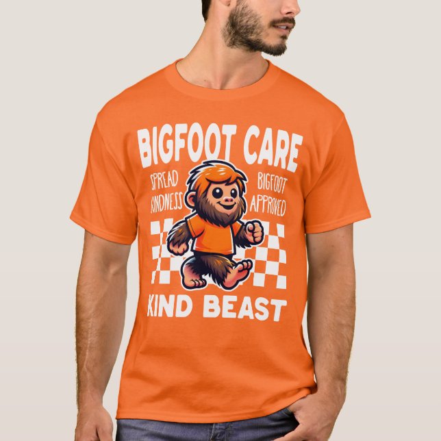 Bigfoot Care Kind Beat T-Shirt (Vorderseite)