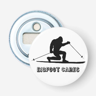 Bigfoot Cares Telemark Skifahren Flaschenöffner
