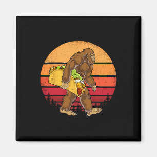 Bigfoot Carry Tacry Funny Cinco De Mayo Boys Men Magnet