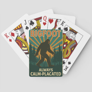 Bigfoot – Cartes à jouer toujours calmes