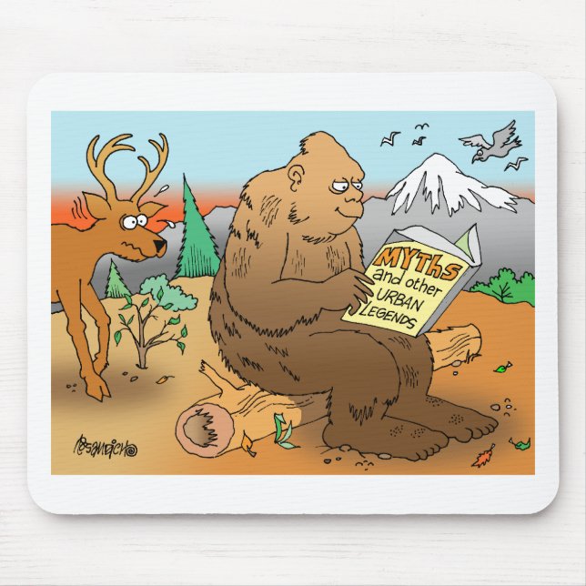 BIGFOOT-CARTOON MOUSEPADS! MOUSEPAD (Vorne)