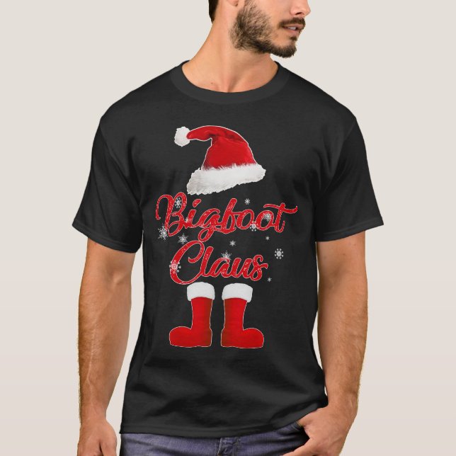 BIGfoot Claus Weihnachtsfamilie passend T-Shirt (Vorderseite)