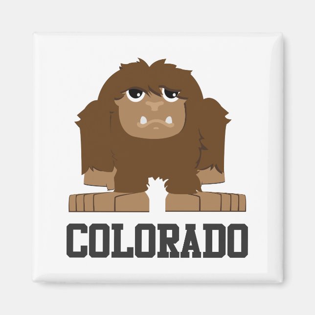 Bigfoot Colorado Magnet (Vorne)