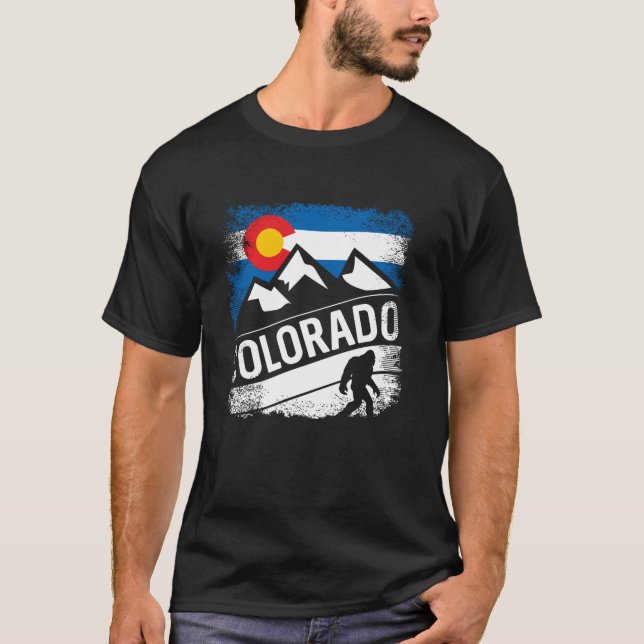Bigfoot Colorado Wandern T-Shirt (Vorderseite)