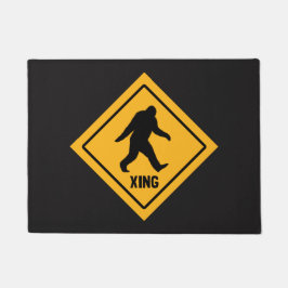Bigfoot Crossing | Sasquatch Xing Sign | Platz Fußmatte