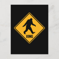 Bigfoot Crossing Sign
