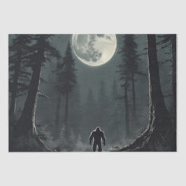 Bigfoot Cryptid Decoupage Seidenpapier