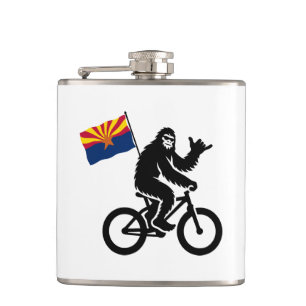 Bigfoot Cycling Arizona Flag Flachmann