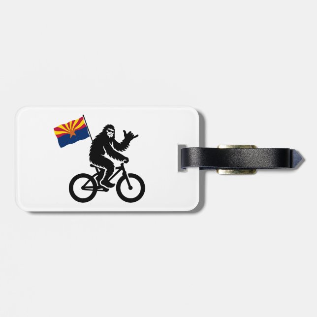 Bigfoot Cycling Arizona Flag Gepäckanhänger (Rückseite horizontal)