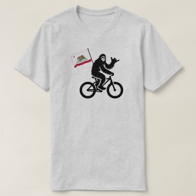 Bigfoot Cycling California Flag T-Shirt (Design vorne)