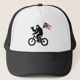 Bigfoot Cycling Ohio Flag Truckerkappe