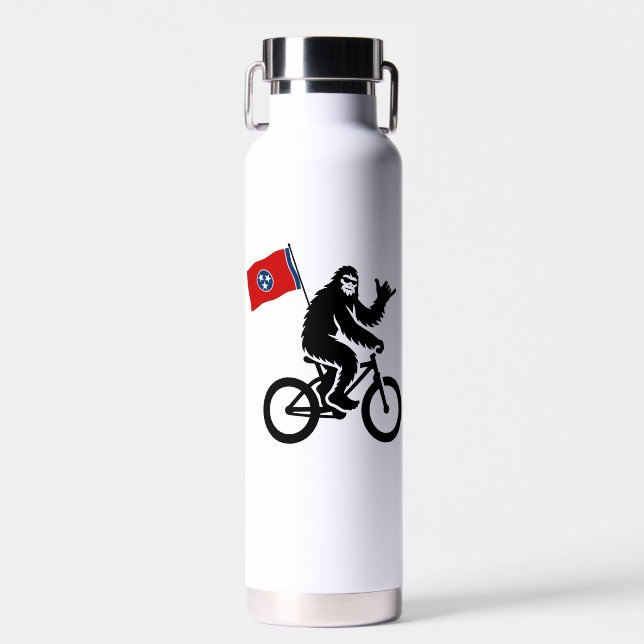 Bigfoot Cycling Tennessee Flag Trinkflasche (Vorne)