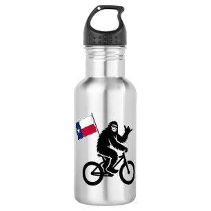 Bigfoot Cycling Texas Flag Edelstahlflasche