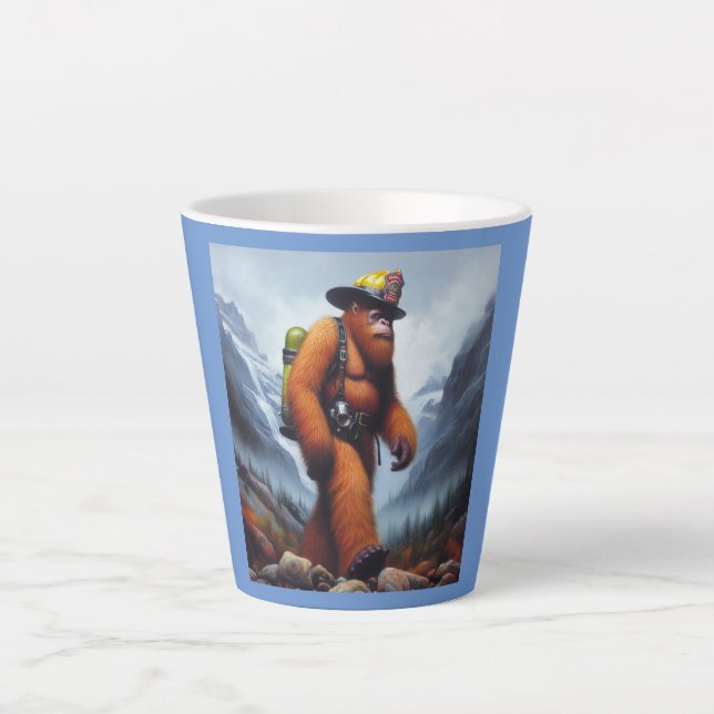 Bigfoot der Hot Shot Fireman Milchtasse (Vorderseite)