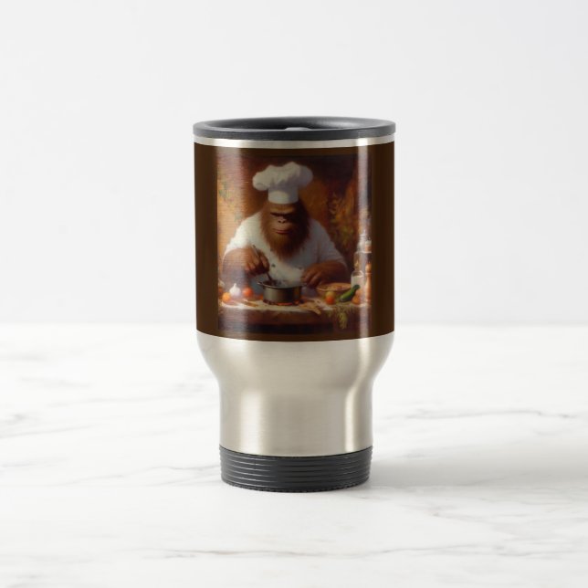 Bigfoot der Koch Reisebecher (Mittel)