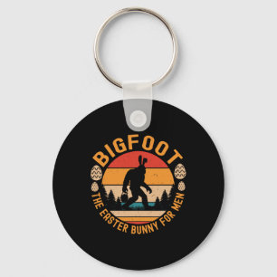 Bigfoot der Osterhase für Männer Lustiger Sasquatc Schlüsselanhänger