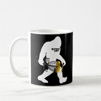 Bigfoot Disk Golf Player oder Frisbee Playing Yeti Kaffeetasse