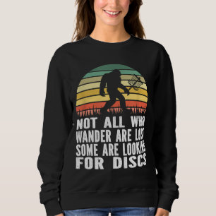 Bigfoot Disk Golf Sasquatch Yeti Frisbee Golf Ulti Sweatshirt