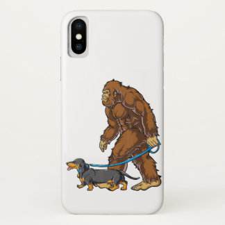 Bigfoot Dog Walk Dackel T Sasquatch Kinder Männer Case-Mate iPhone Hülle