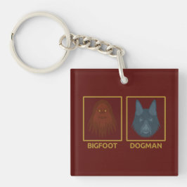 Bigfoot & Dogman-Schlüsselanhänger Schlüsselanhänger