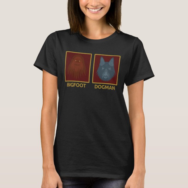 Bigfoot & Dogman Women's T-Shirt (Devant)